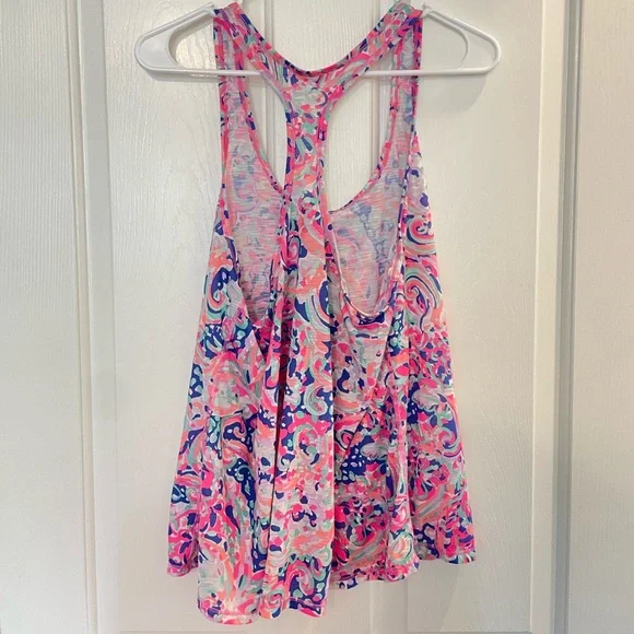 Lilly Pulitzer Luxletic Tank Top Size 12 - Picture 2 of 3